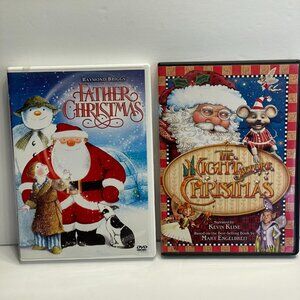 The Night Before Christmas Mary Engelbreit and Father Christmas Briggs DVD Lot 2
